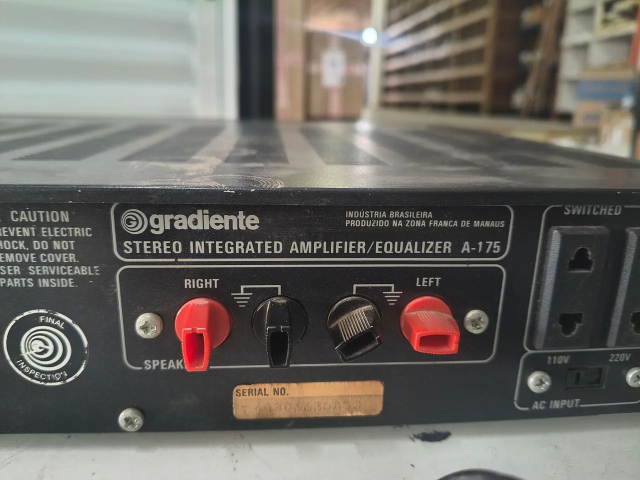 Amplificador equalizador Gradiente A-75  - Foto 2