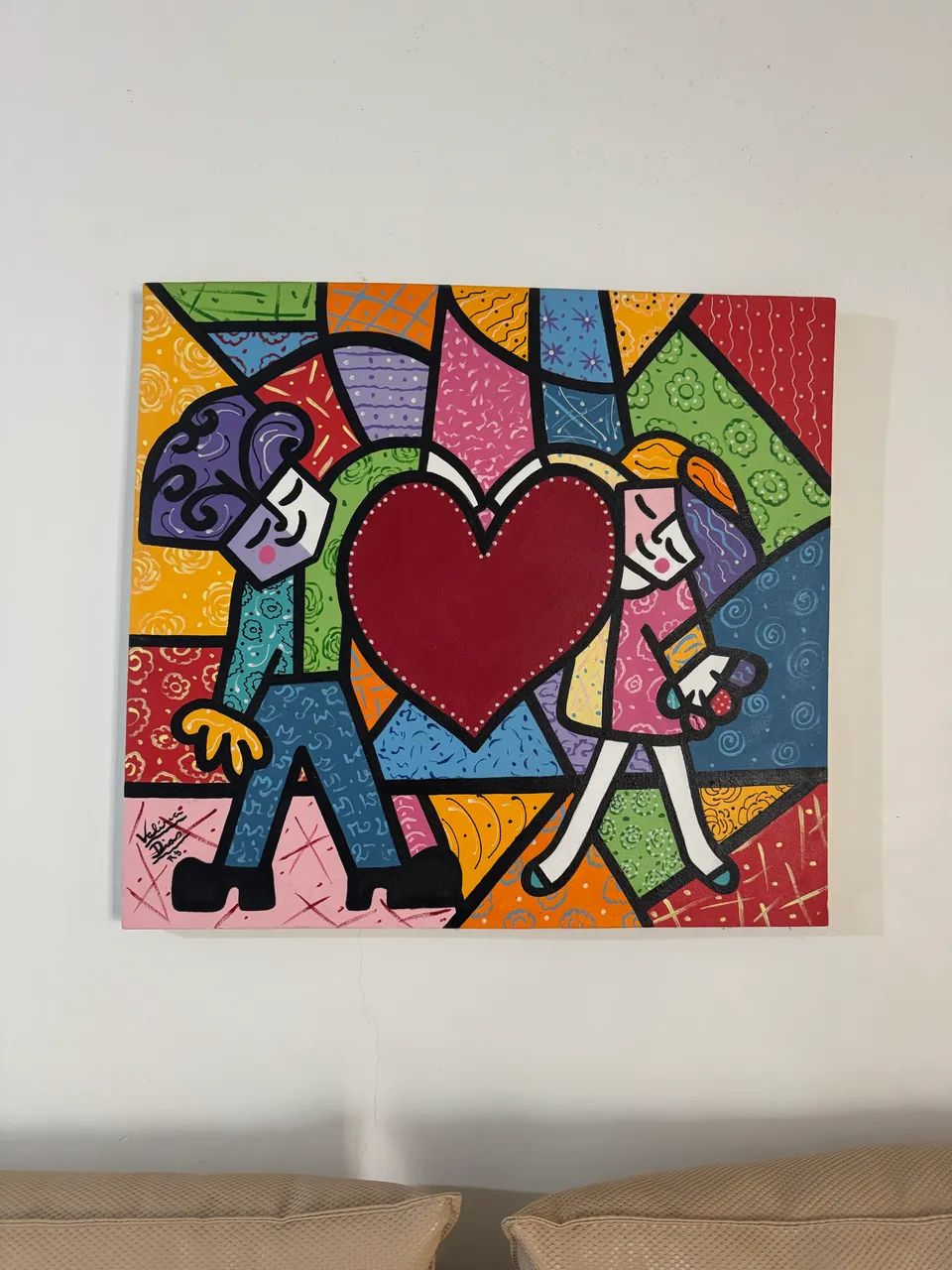 Quadro Romero Britto