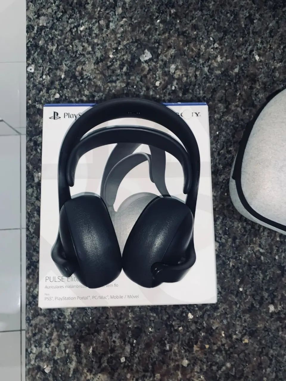 SONY PULSE ELITE ORIGINAL - PS5 + CASE + CABO + SUPORTE DE PAREDE - Foto 3
