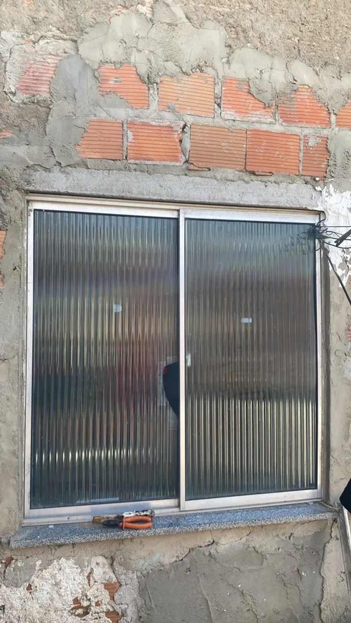 Janela de vidro 