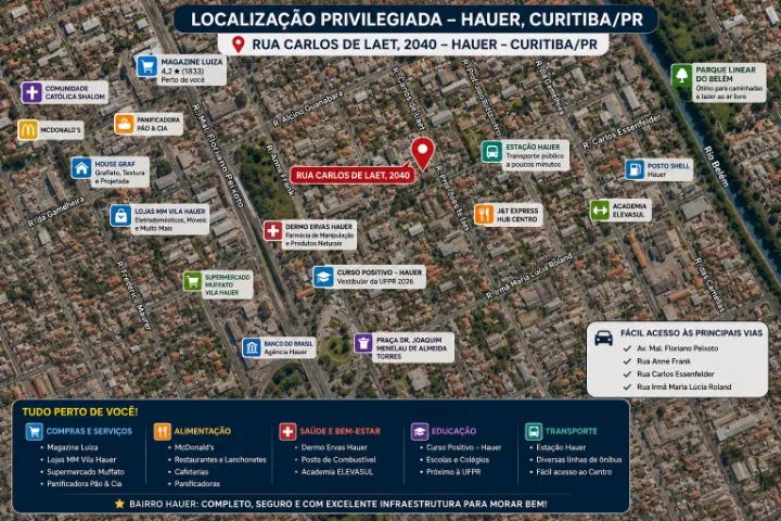 Studio locação Px Terminal de Ônibus Hauer  e Muffato - Foto 2