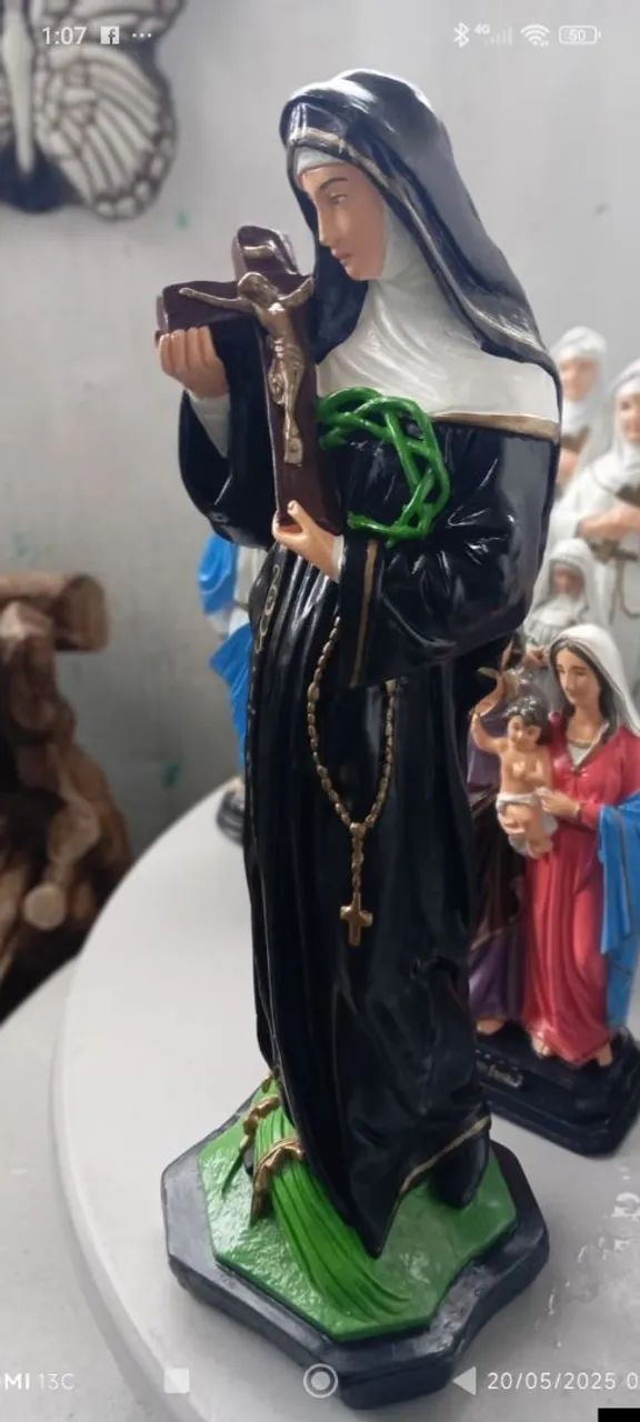 Imagem Santa Rita de Cássia 60 cm - Foto 2