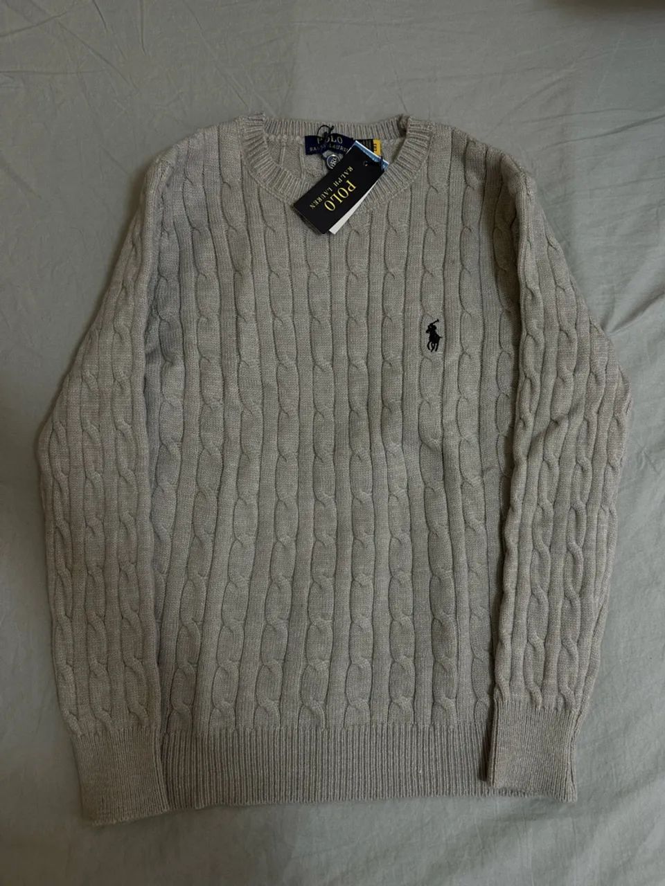 Suéter Ralph Lauren Cinza