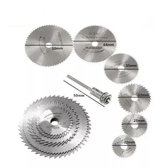 Disco de Corte para Madeira Micro Retífica Microretifica - Kit com 6 Discos - Foto 2