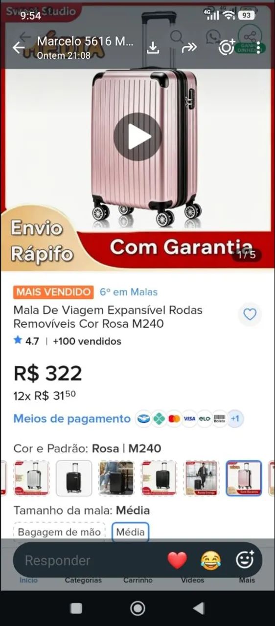 Mala de viagem  - Foto 5