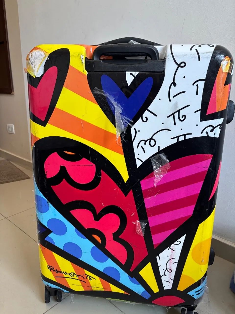 Mala Grande de Viagem 32kg com Cadeado TSA - Foto 4