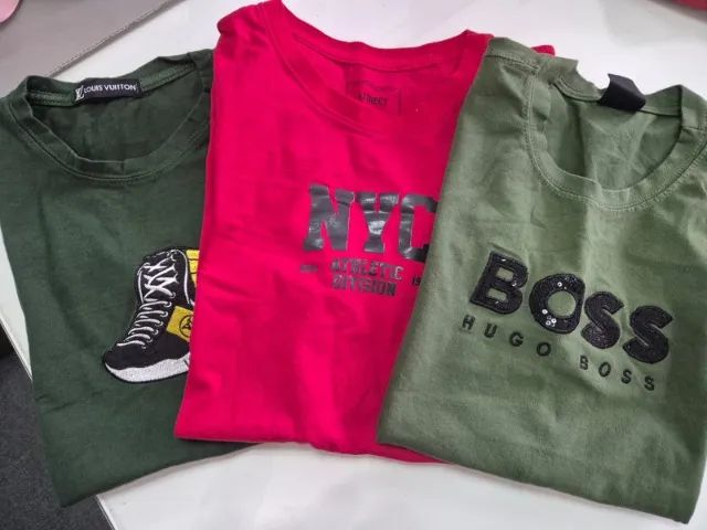 Bermudas de Sarja Bivik / 3 camisetas - Foto 5