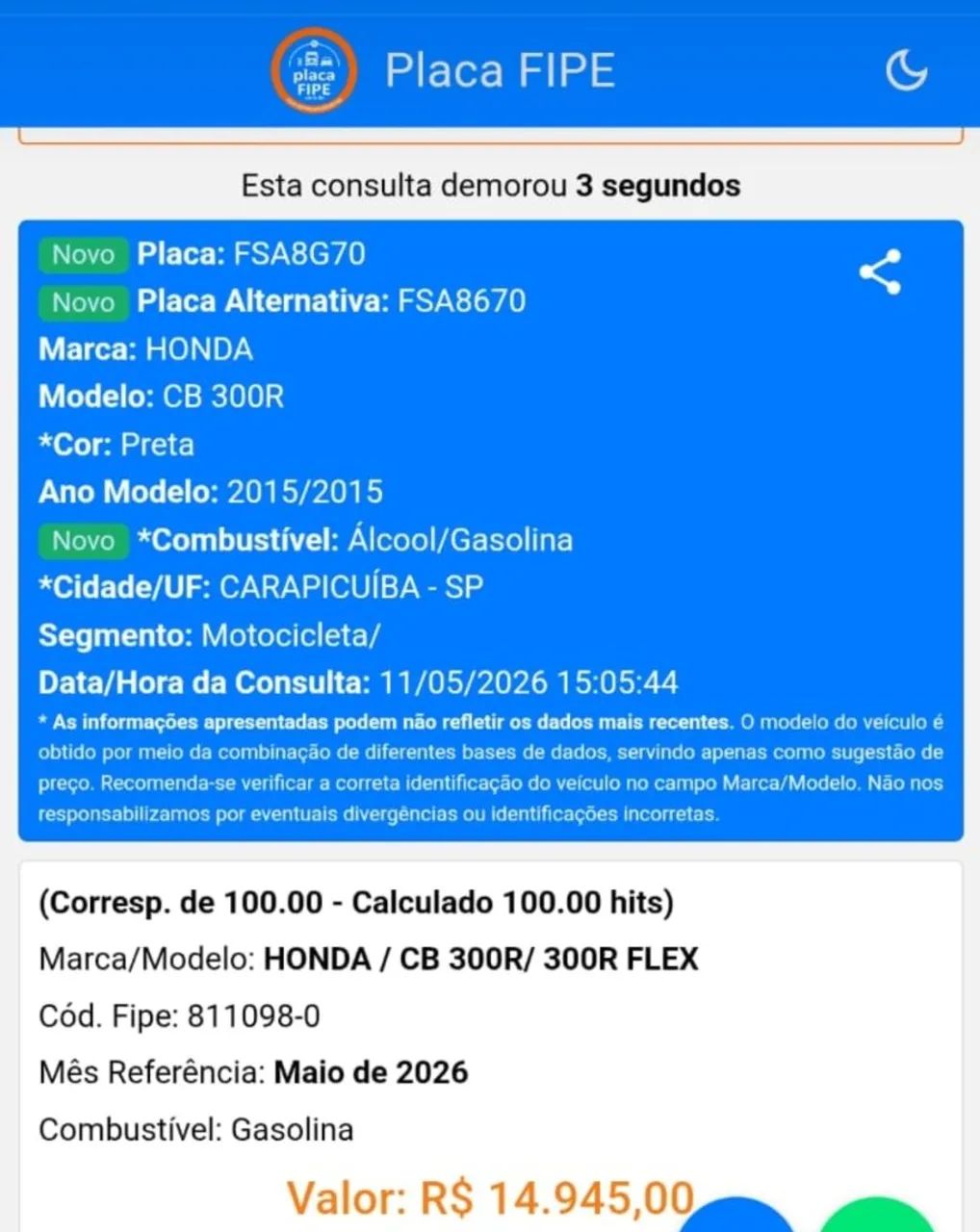 Moto CBR 300 