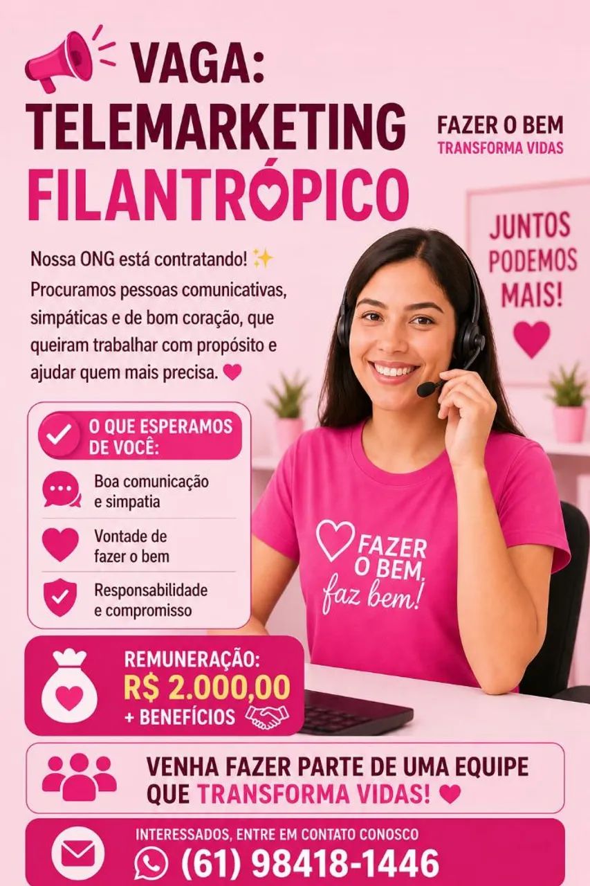 Telemarketing filantrópico
