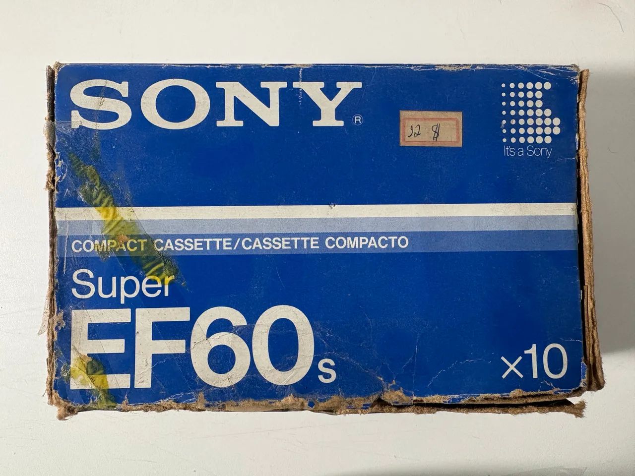 Fita cassete Sony Super EF60 1990 (caixa 10un) - Foto 2