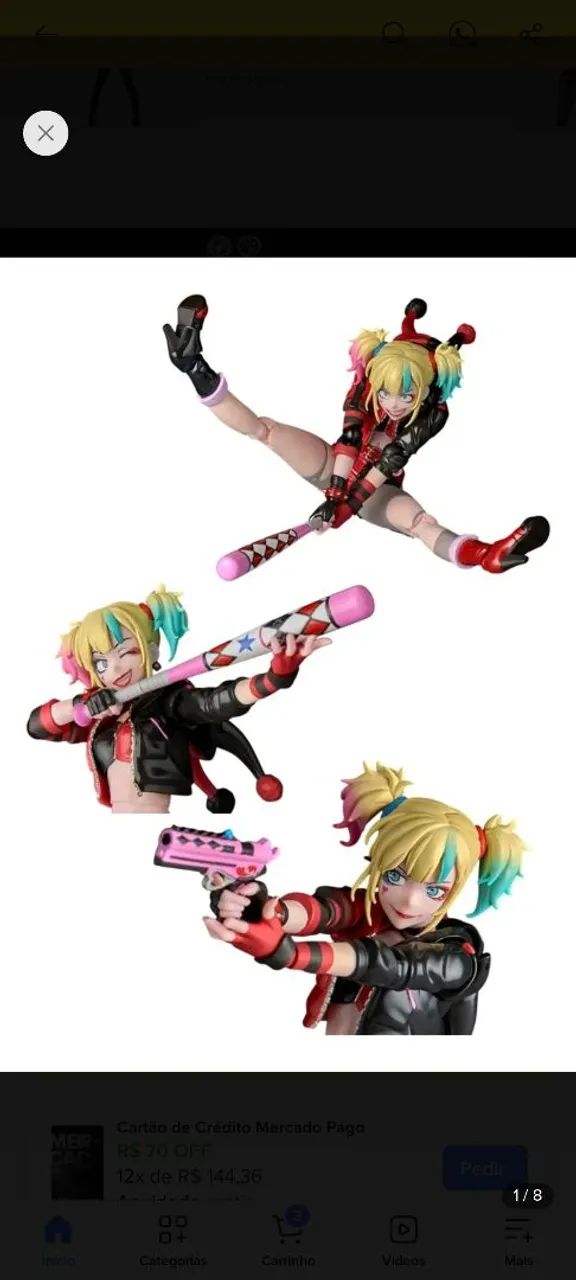 Harley Quinn Revoltech - Original (Lacrado) - Foto 5