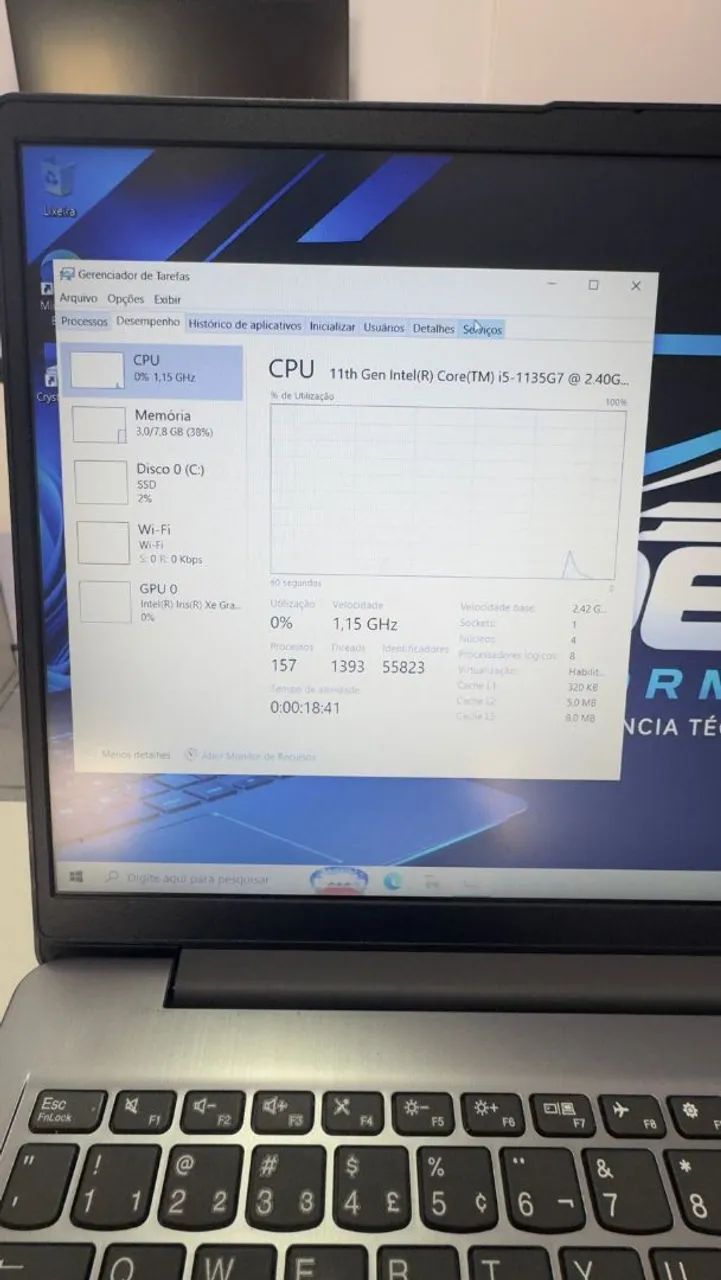 Notebook Lenovo I5 11° geração - Ludetec informática  - Foto 2