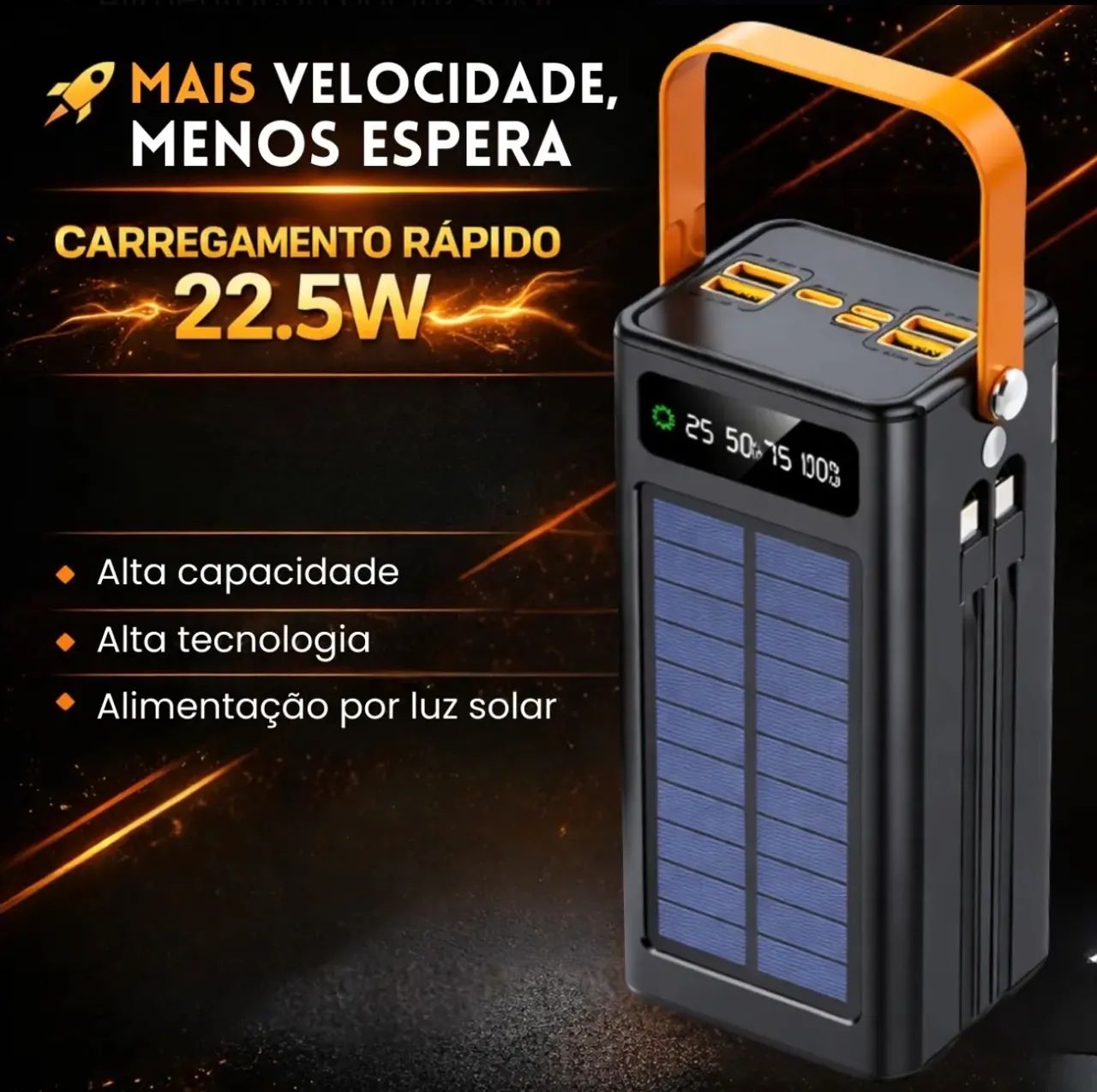 Carregador power turbo 50000mAh - Foto 2