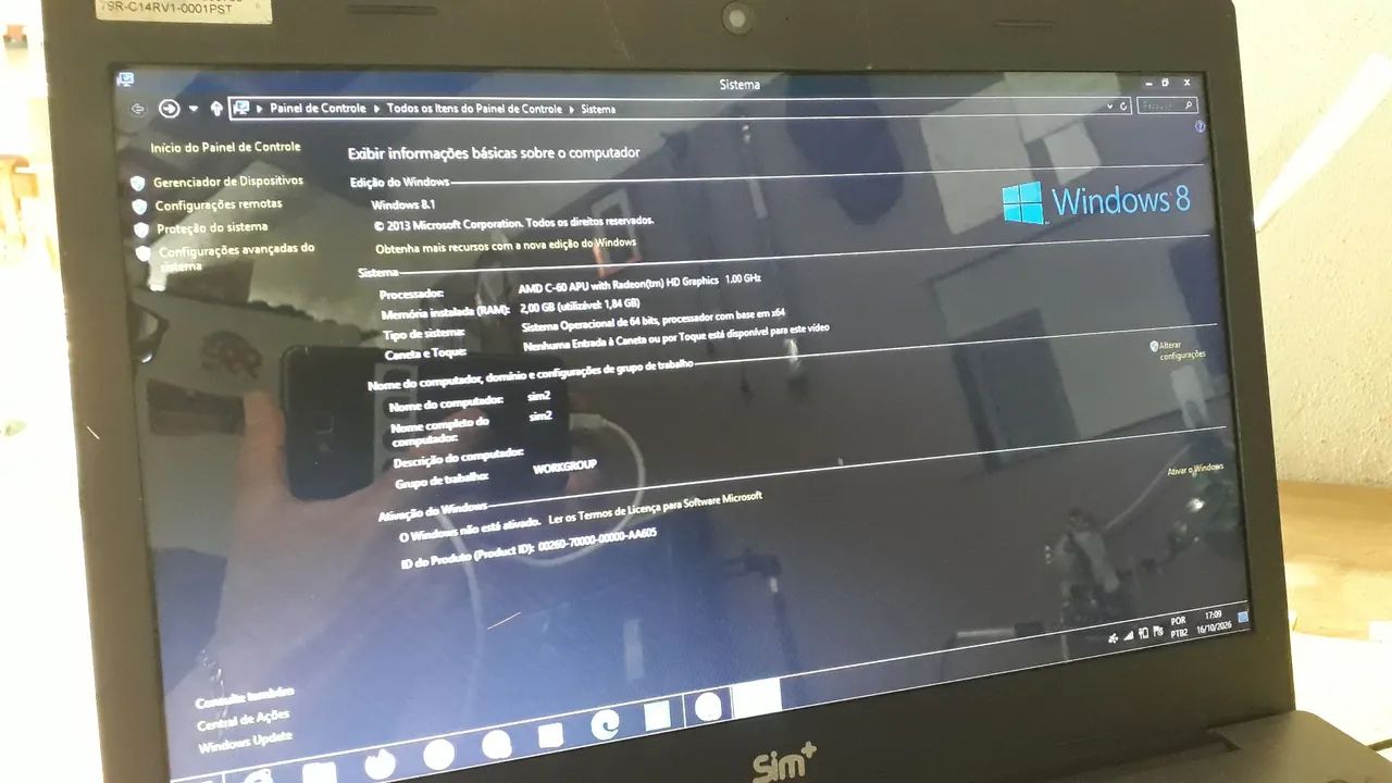 Vendo notebook positivo Sim 2 - Foto 2