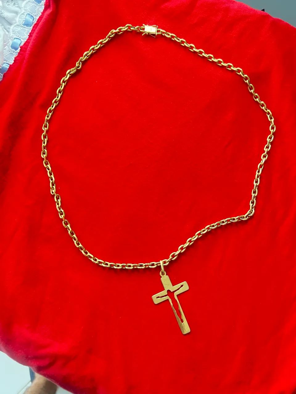 Corrente e pulseira em ouro 18 - Foto 4