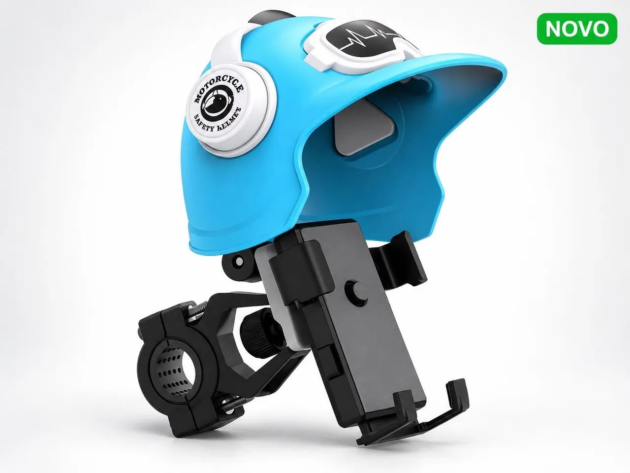Suporte de Celular Com Capacete Para Moto - Foto 4