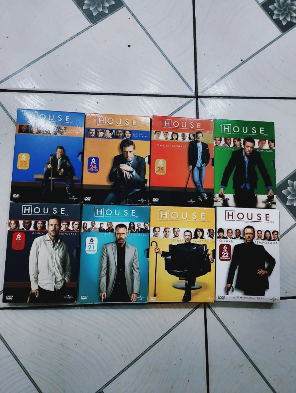 Box dvd série hause todas as temporadas 