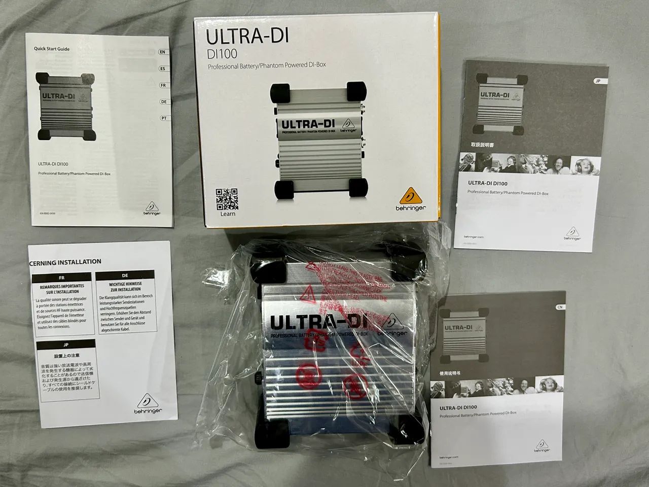 Direct Box Behringer DI100 novo!