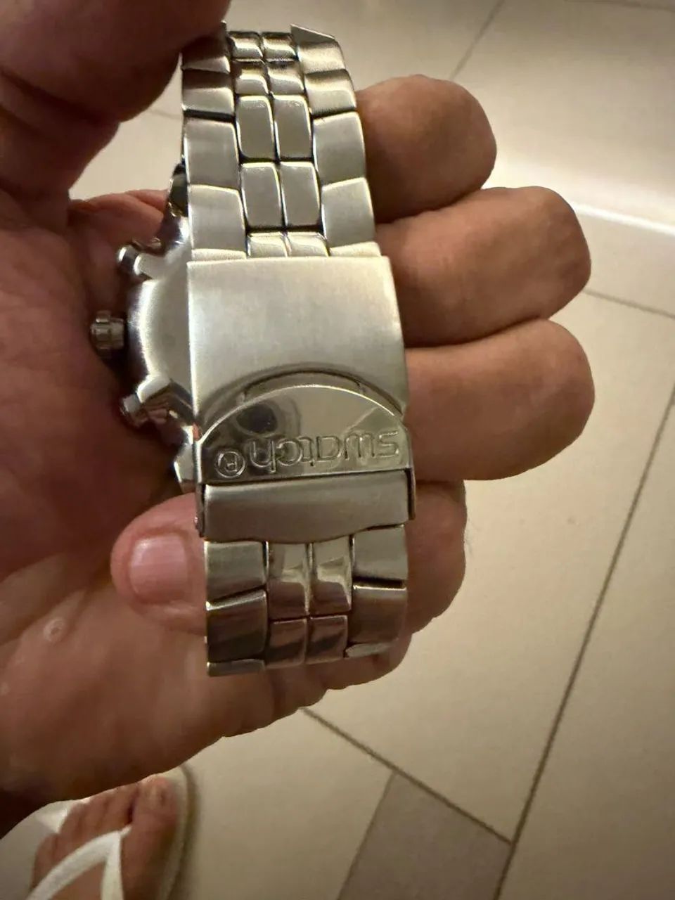 SWATCH PRATA CARA BRANCA  - Foto 2