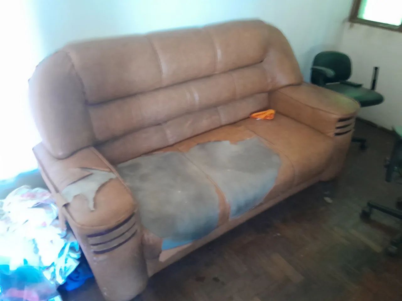 Sofa 3 e 2 lugares doação  - Foto 2