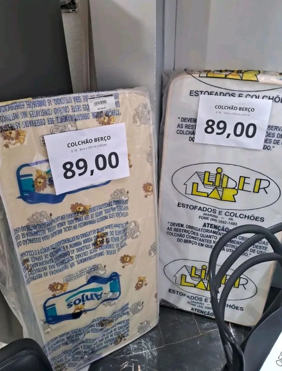 Colchão de berço 