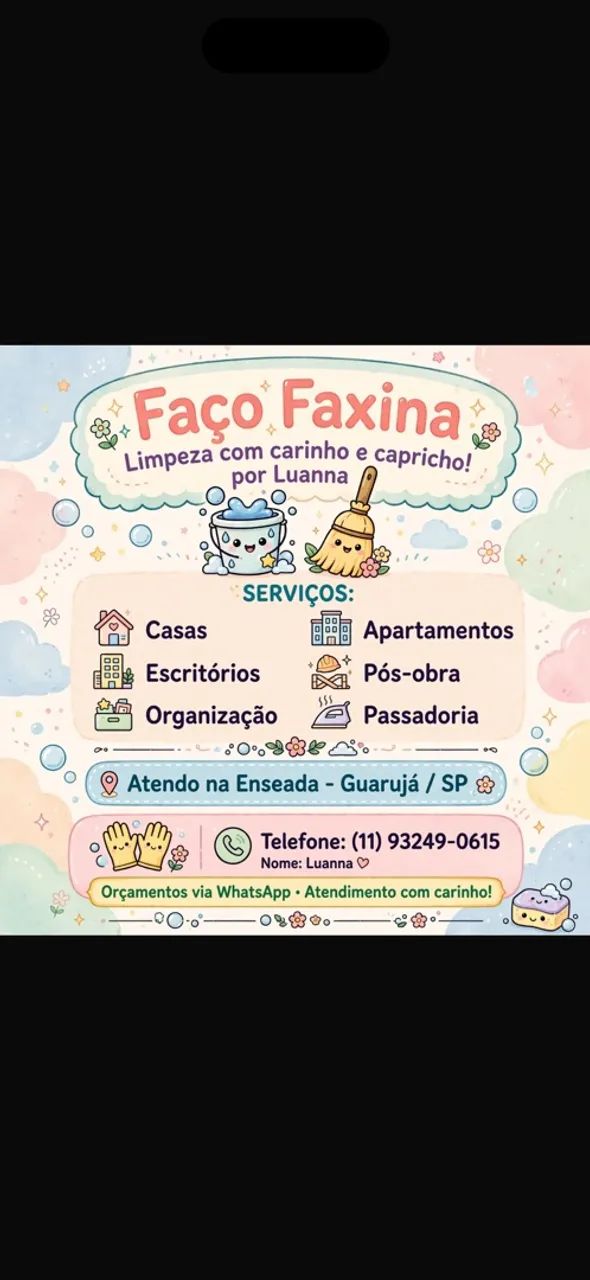 Faço faxina