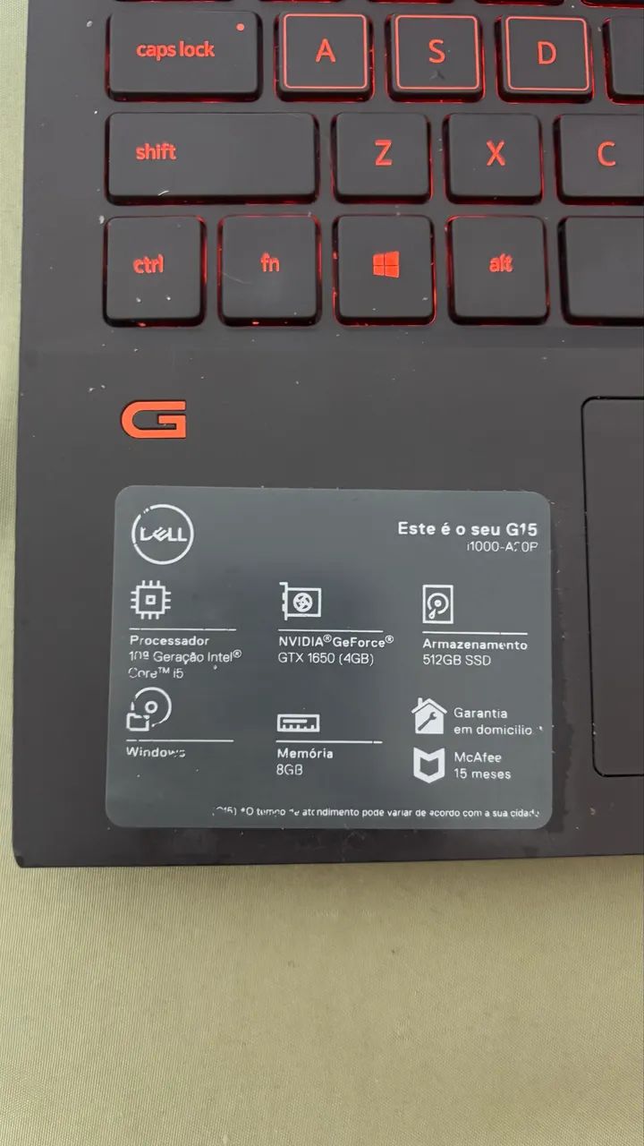 Notebook gamer Dell G15 - Foto 3