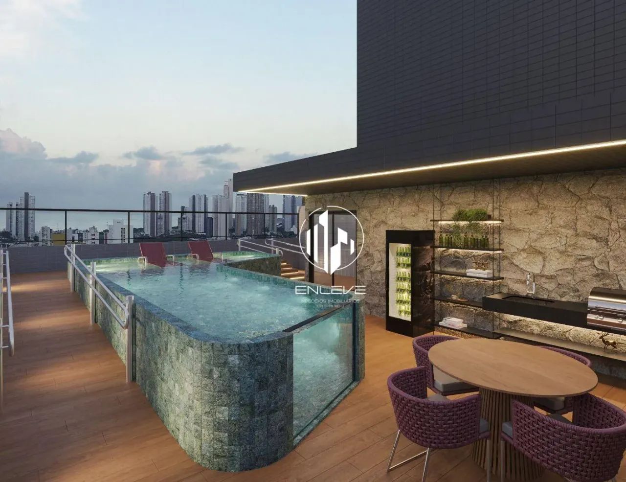 Studios na planta à 250m da Praia de Intermares - Foto 12