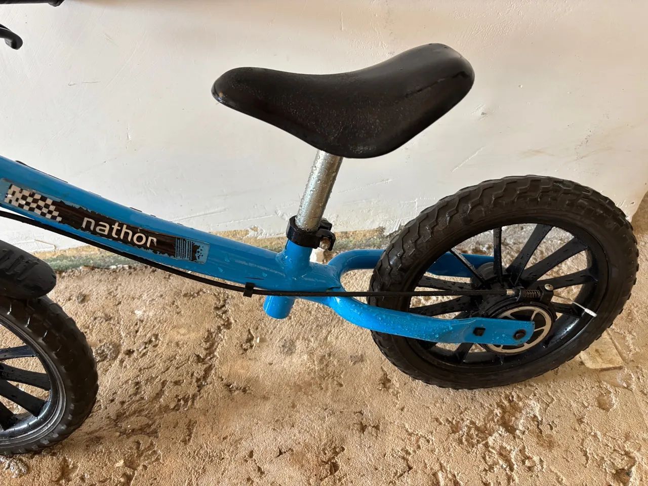 VENDO BICICLETA INFANTIL NATHOR - AZUL - Foto 3