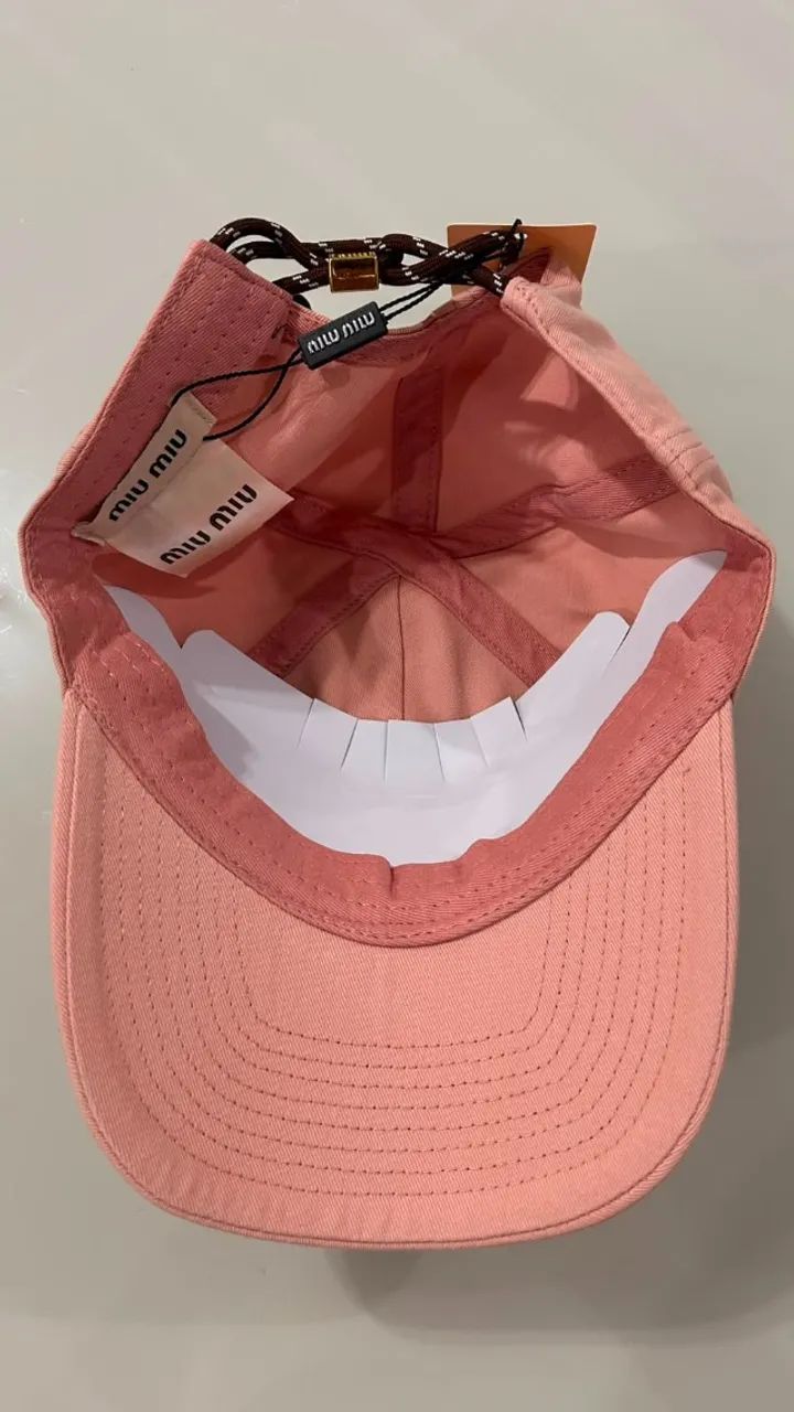 BONE MIU MIU CLASSICO ORIGINAL ROSA - Foto 5