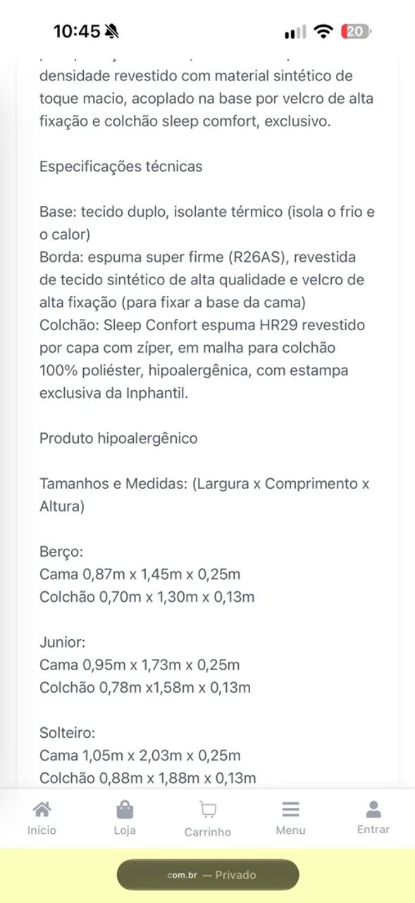2 camas Inphantil Júnior, com colchão, protetor e lençol  - Foto 5