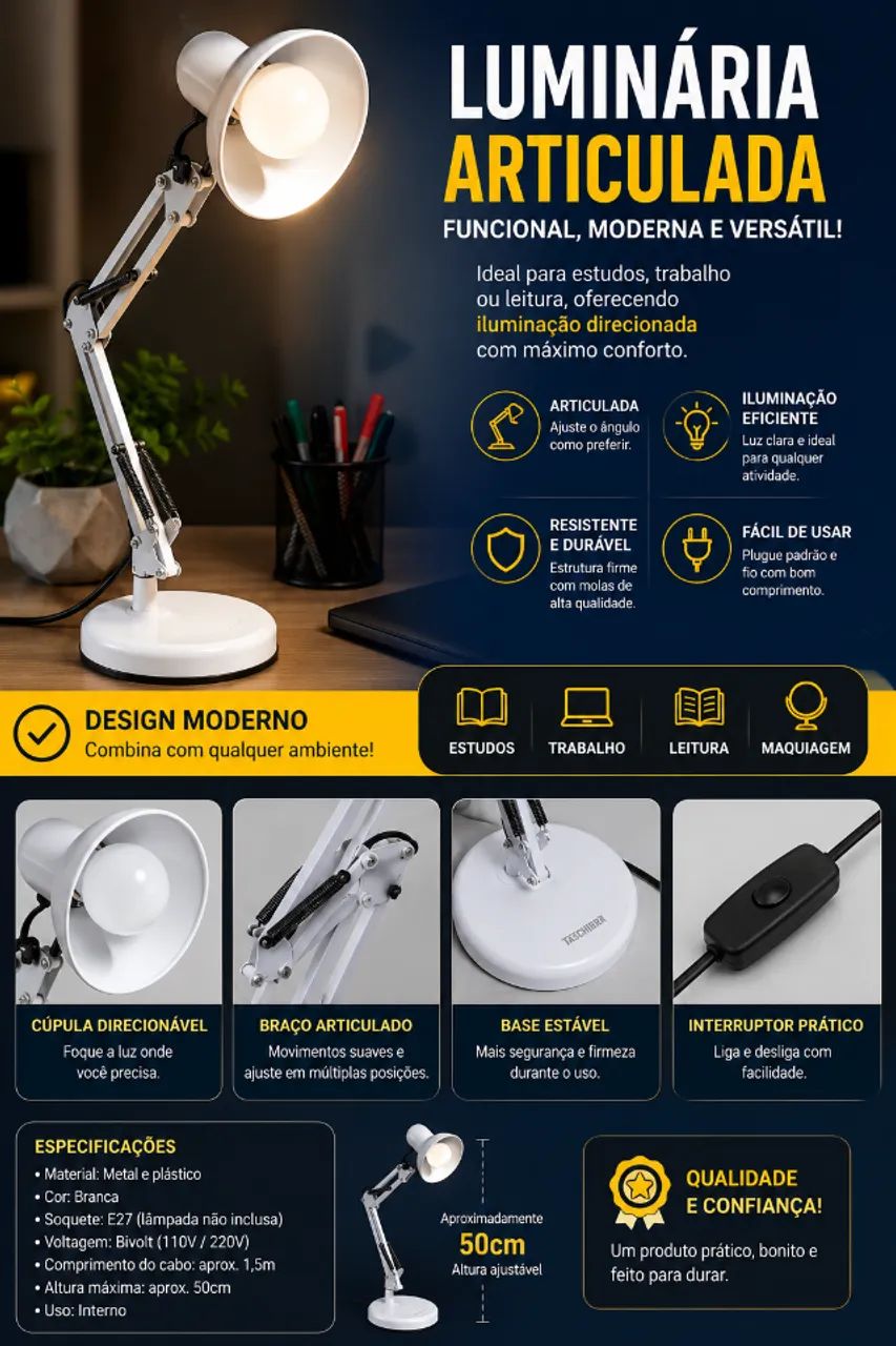 Luminária Articulada