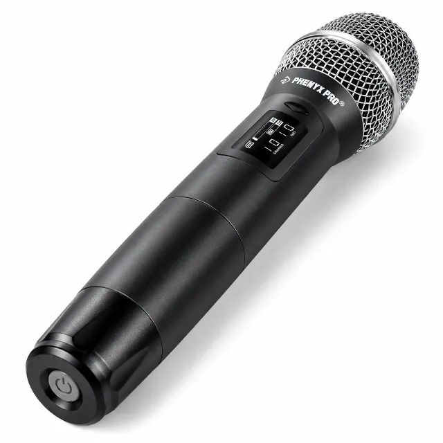 MICROFONE SEM FIO DUPLO PTU-2U PHENYX PRO - Foto 5