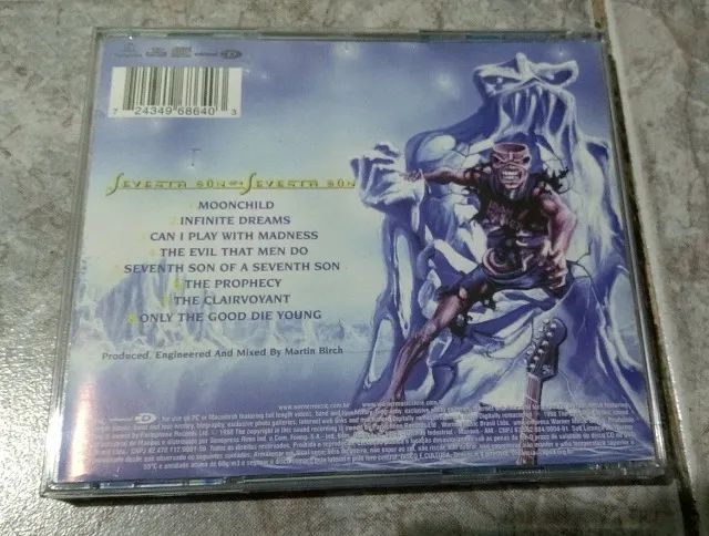 Cd Iron Maiden - Seventh son of a Seventh Son  - Foto 2