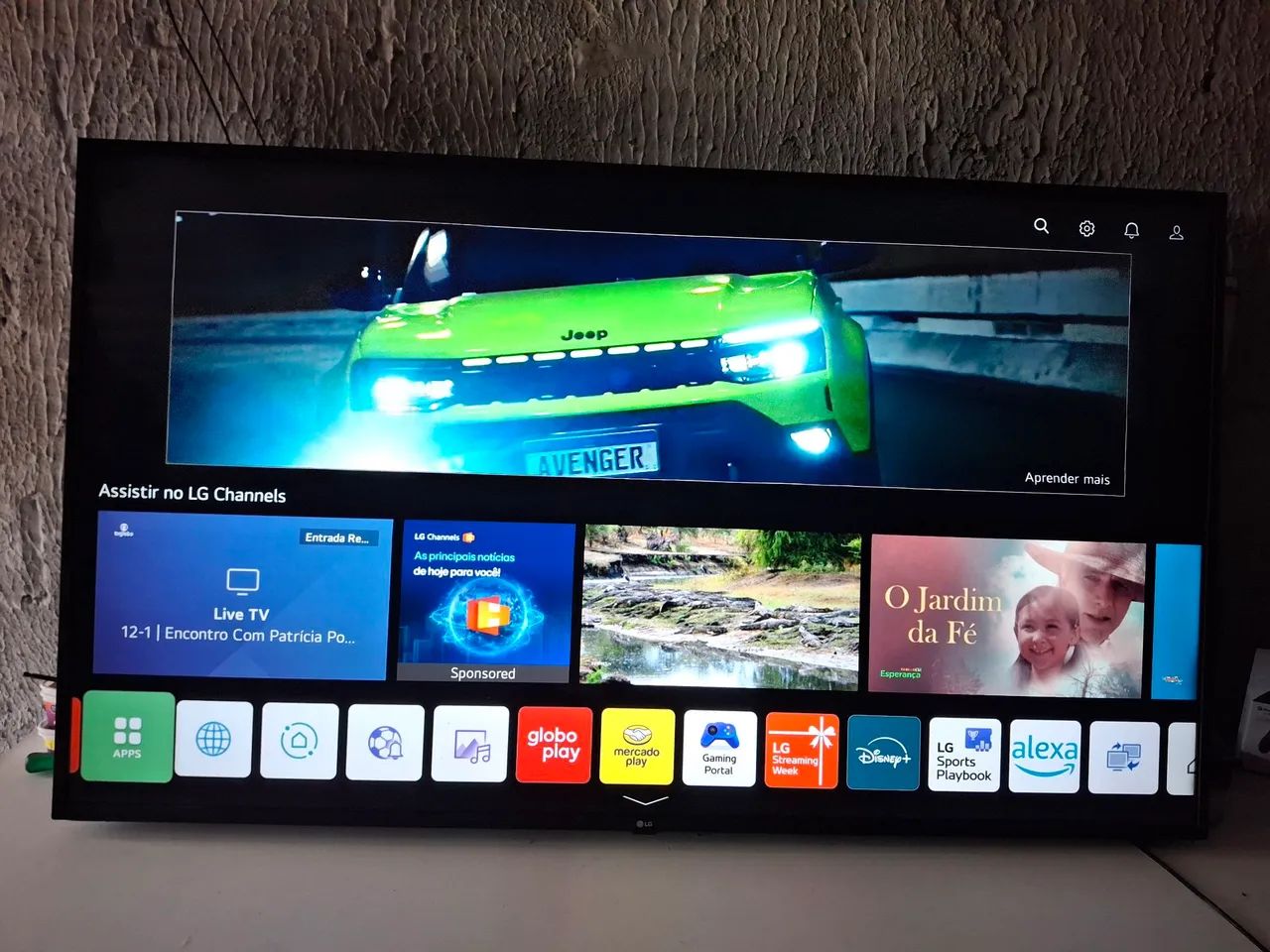 Linda tv smart 65 4k com voz