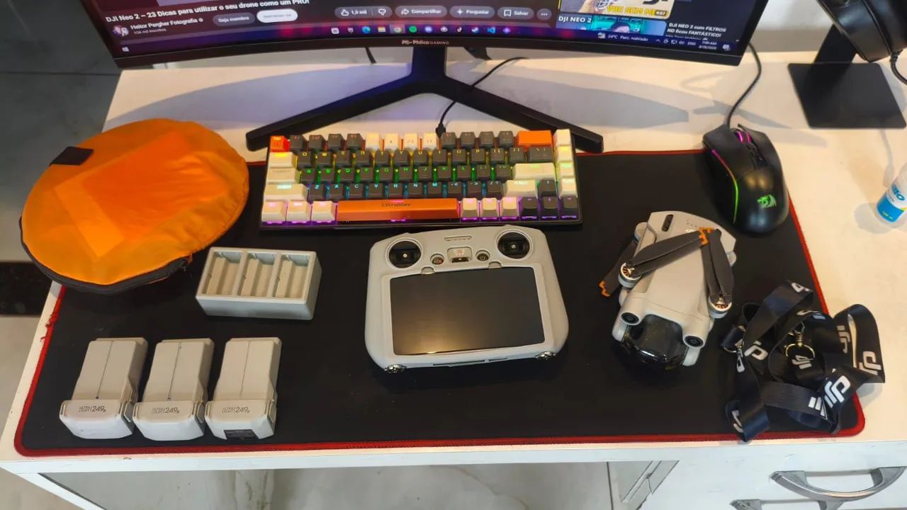 Dji mini 3 Pro - Seminovo! Combo! - Foto 3