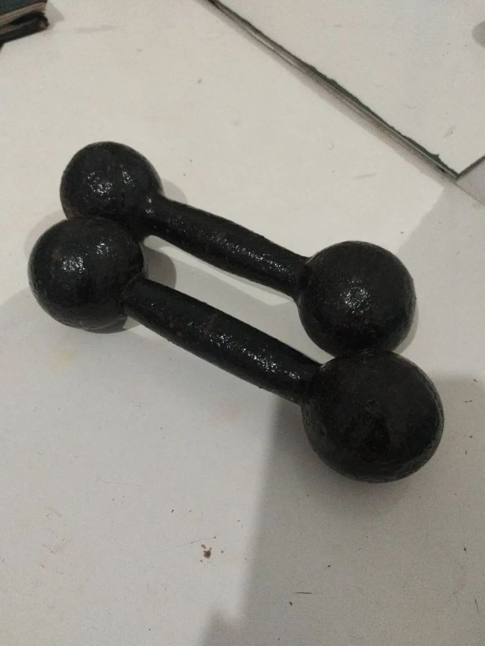 Par de Halteres de 1kg preto