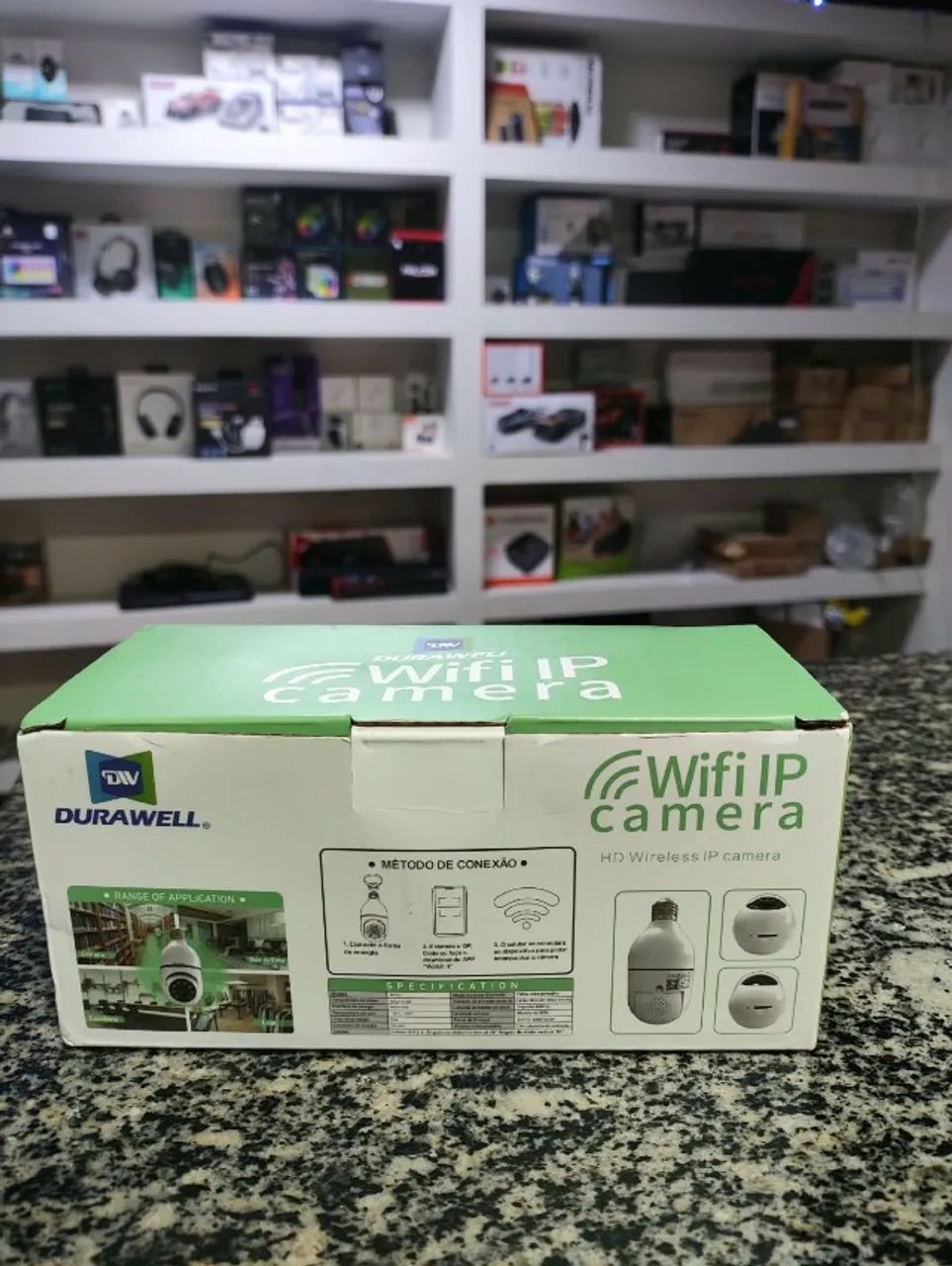 Câmera Wi-Fi IP DuraWell - HD com PTZ - Foto 2