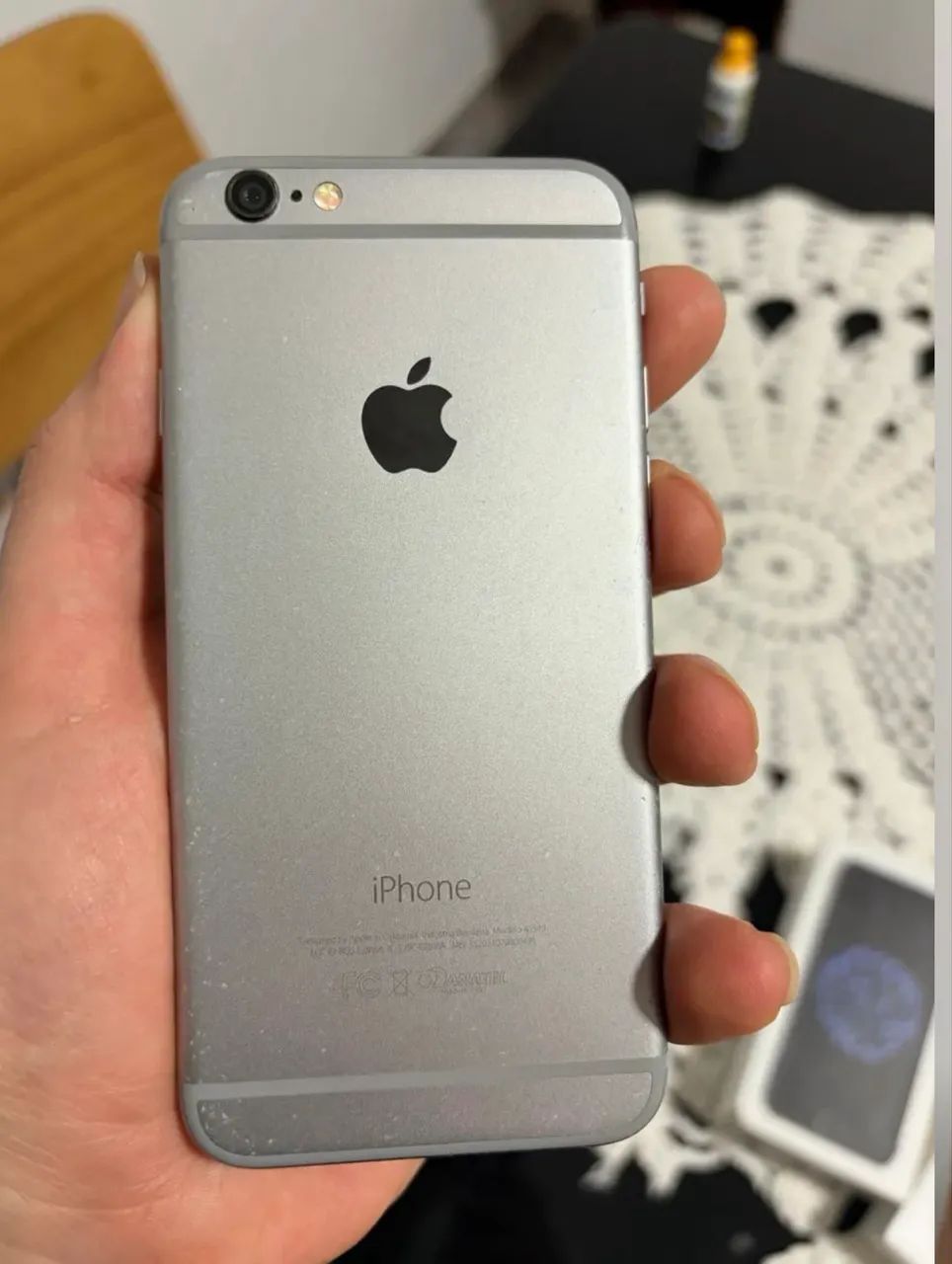iPhone 6 cinza e preto  - Foto 3