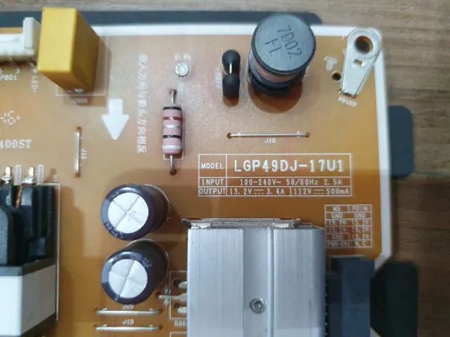 Placa da Fonte TV LG 49UK6310PSE (EAX67189201  1.6) - Foto 3