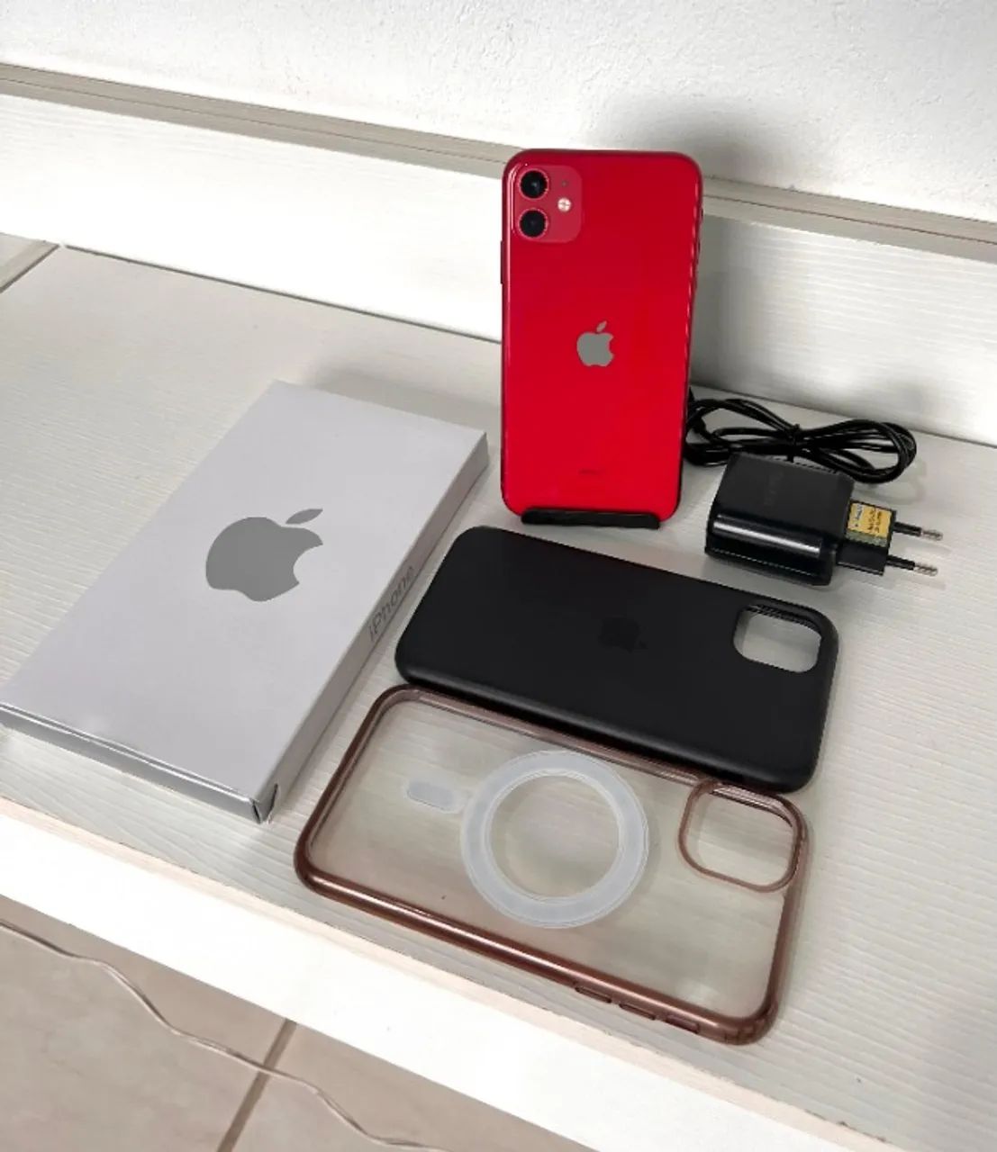Iphone 11 Red - 128 Gb - 77% bateria - Foto 2