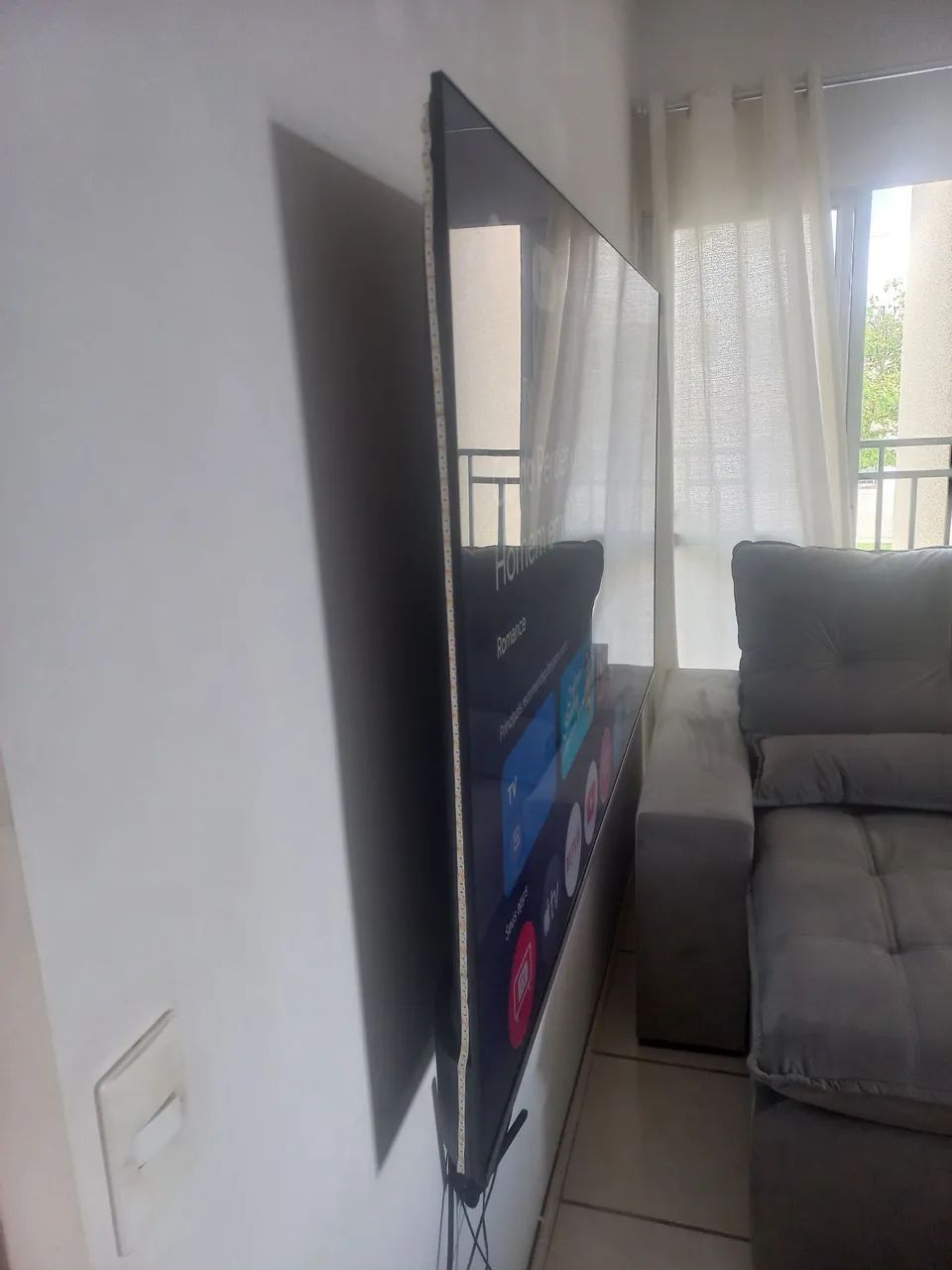 TV smart 75  tvc  e geladeira Panasonic inverte  - Foto 4