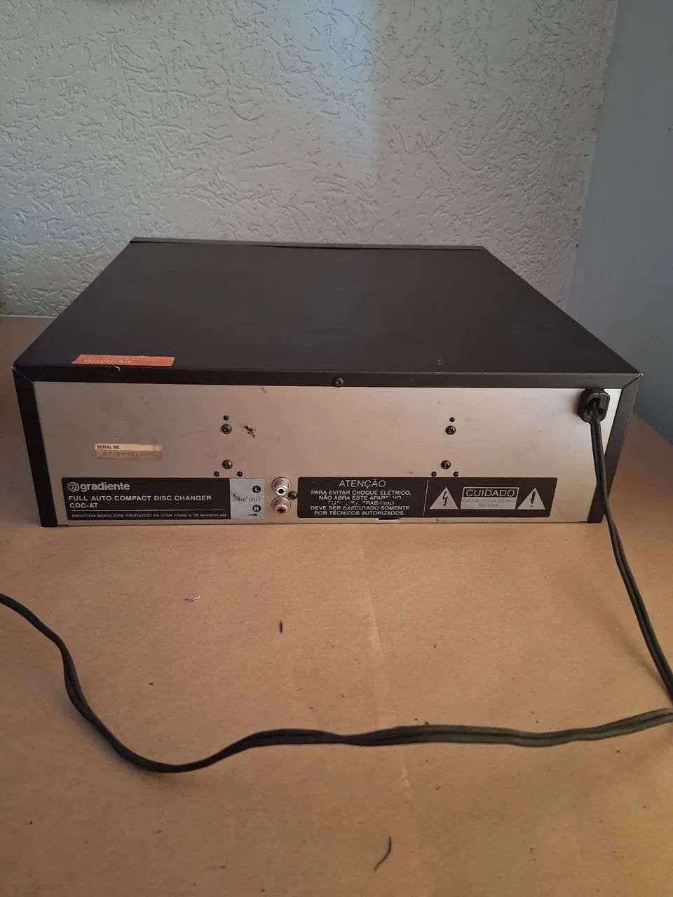 Vendo CD Player Gradiente CDC AT, NÃO FUNCIONA - Foto 3