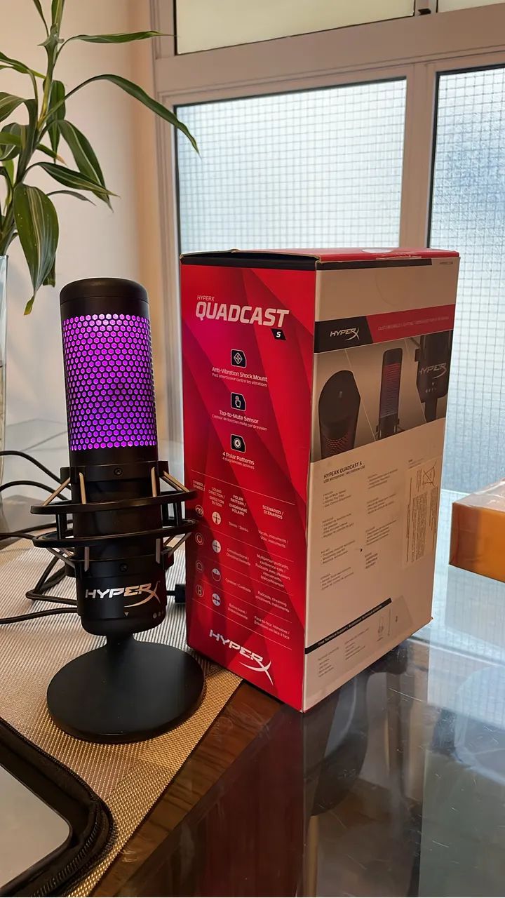 Microfone condensador hyperx quadcast s  - Foto 3
