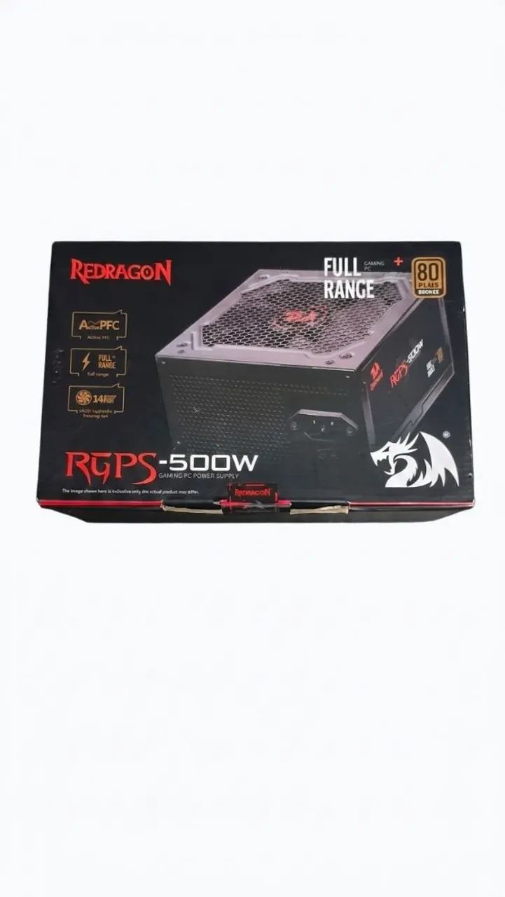 Fonte da redragom 80 plus 500w - Foto 2