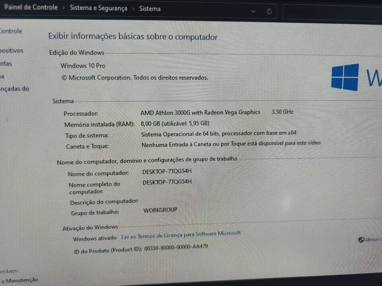 Pc gamer pouco usado, computador completo 