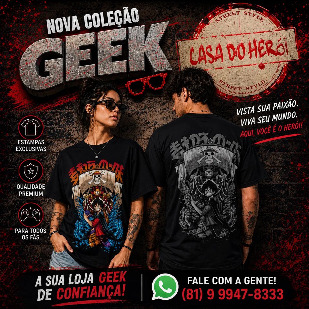 Camisas de animes 