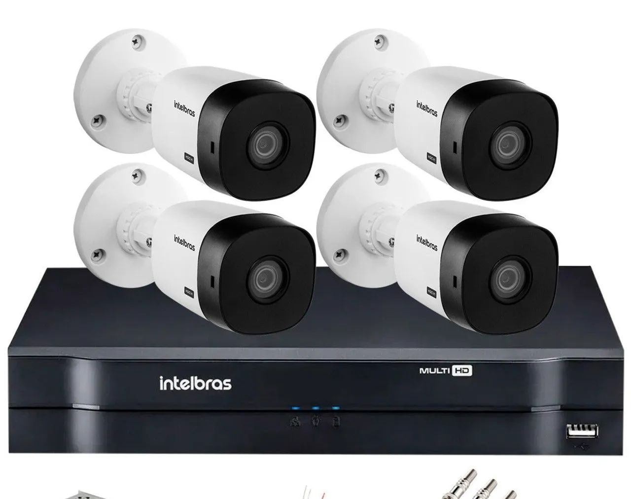 Aparelho dvr + 4 câmeras intelbras  - Foto 3