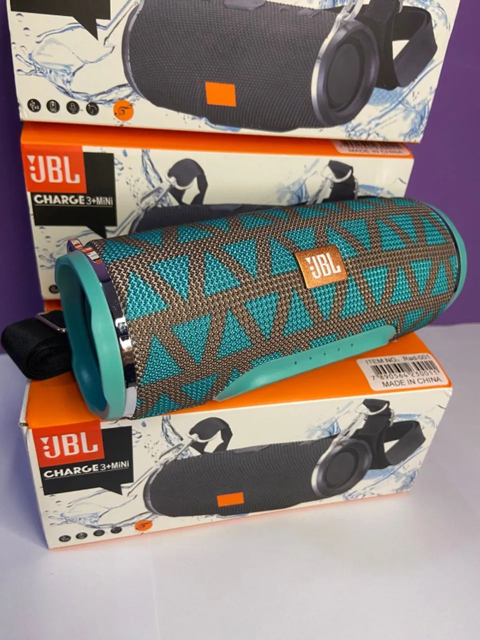 Caixa de Som portátil JBL Charge 3+mini - JBL varias cores an10