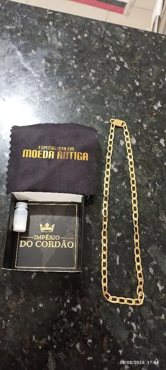 Corrente moeda antiga